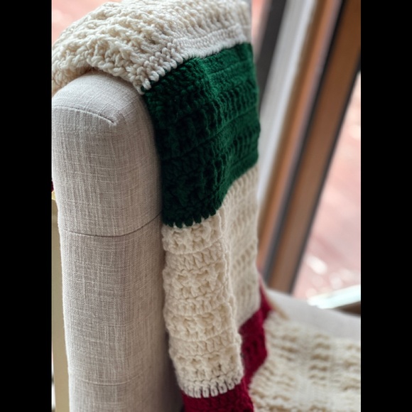 Hand crochet  blanket throw - Picture 1 of 4